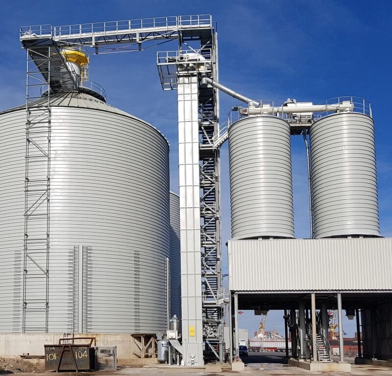 soda ash storage plant