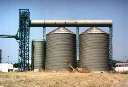 biomasses spiral silos