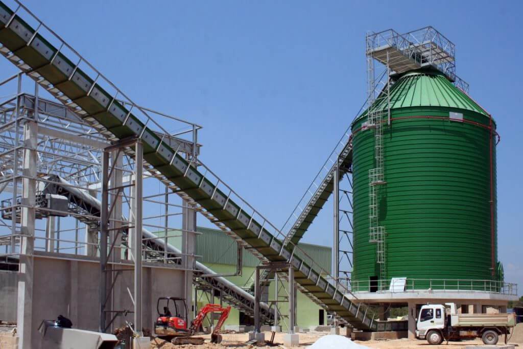 biomasses spiral silos – thailand