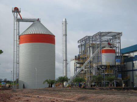 biomasses silo Thailand