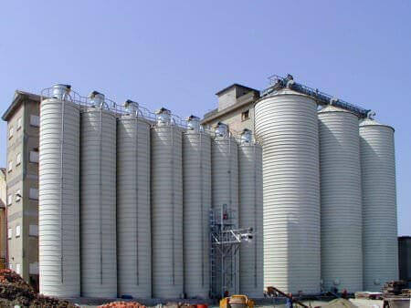 flowers silos