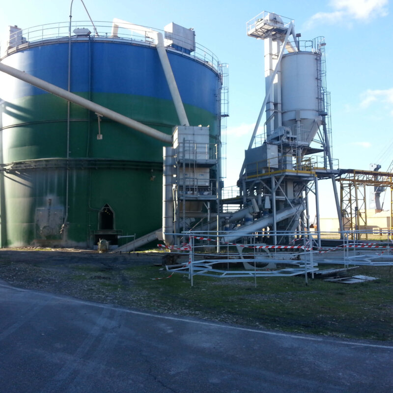 flyash screw silos