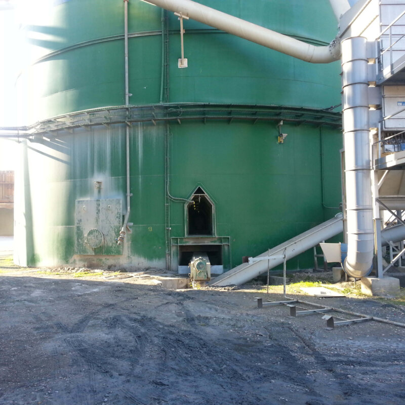 flyash screw silos