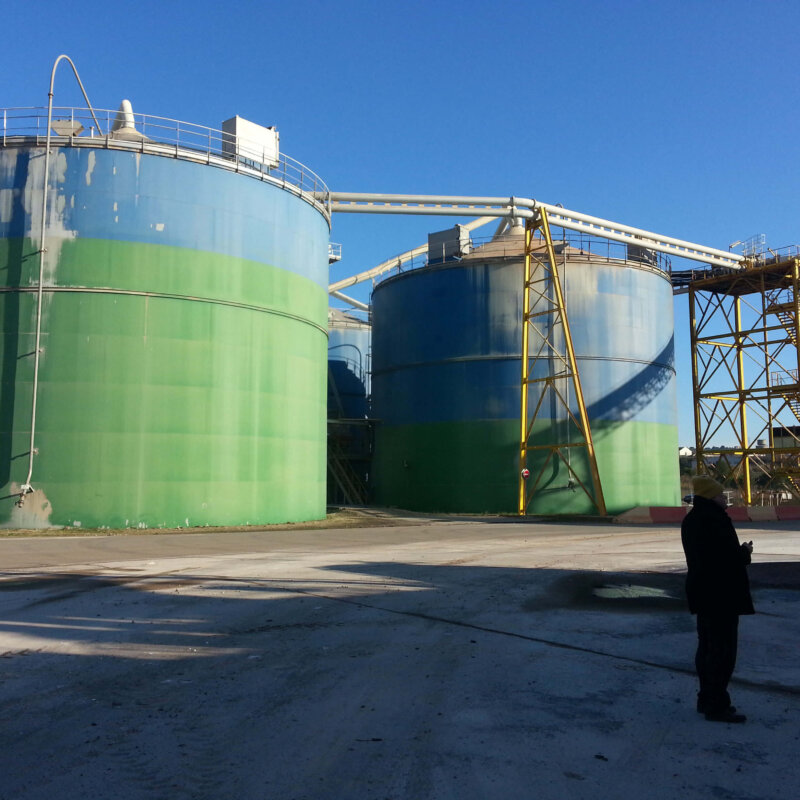 flyash screw silos