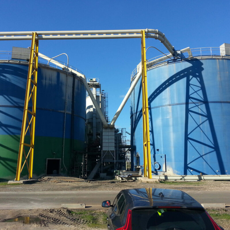 flyash screw silos
