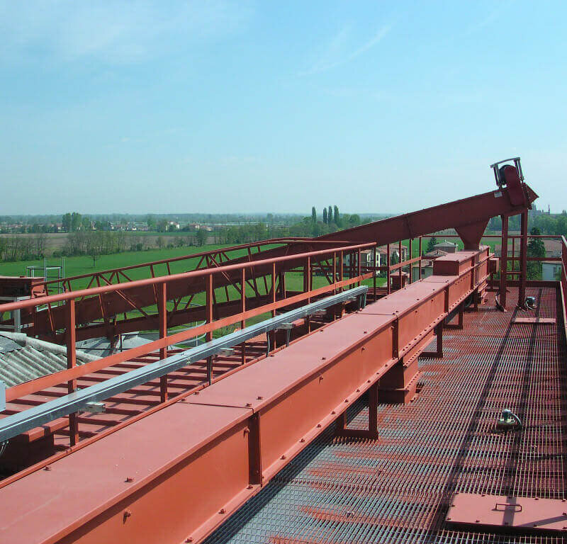trasportatori a catena per grano