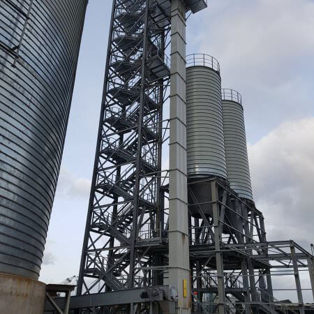 soda ash silos