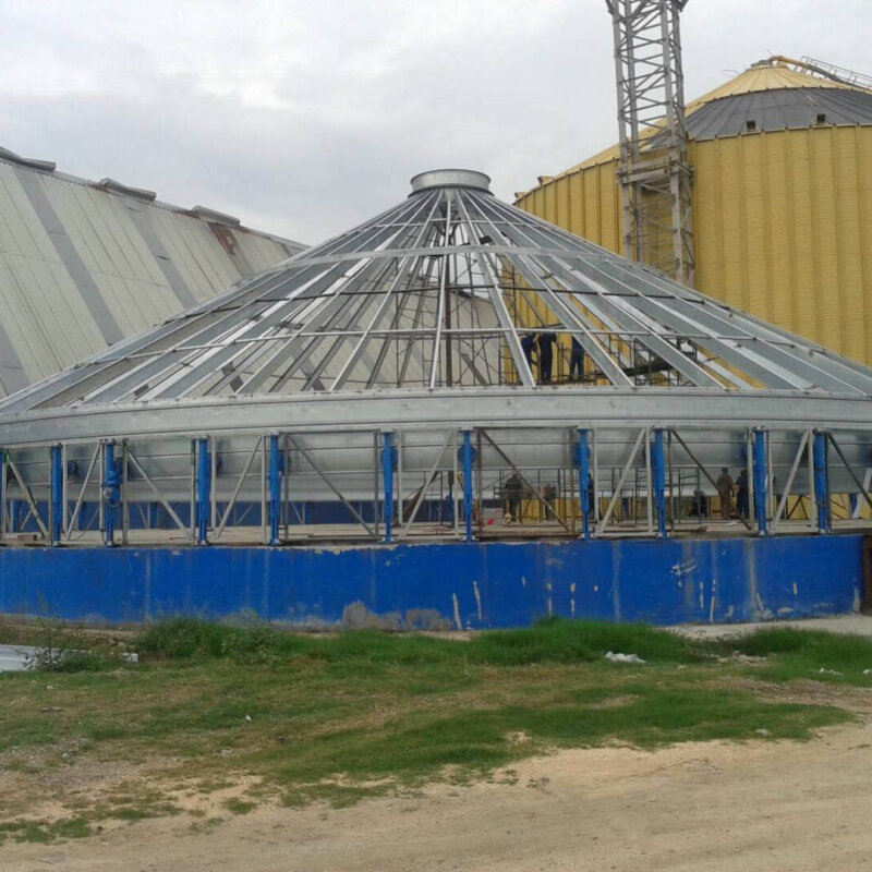 silo roof