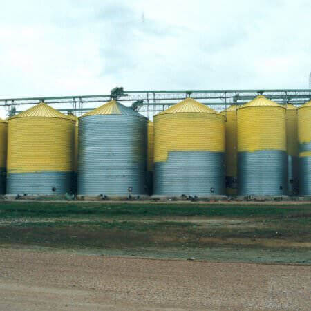 spiral silo Greece